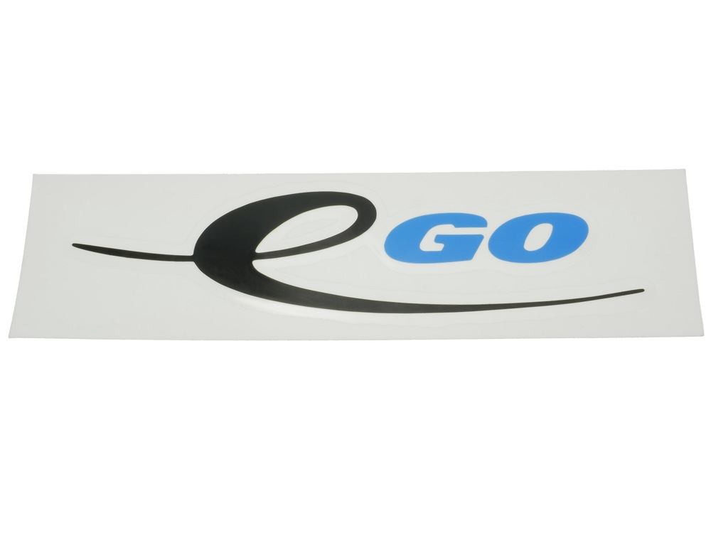 Sticker, Medium, "eGO" - Click Image to Close