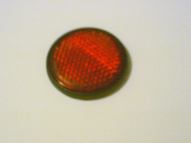 Reflector, Round, Red - Click Image to Close